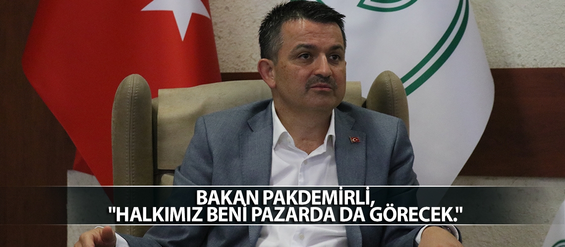 Bakan Pakdemirli, 