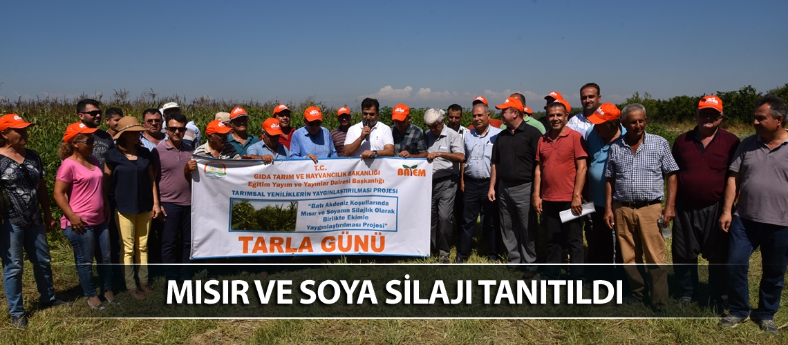 Mısır ve soya silajı tanıtıldı