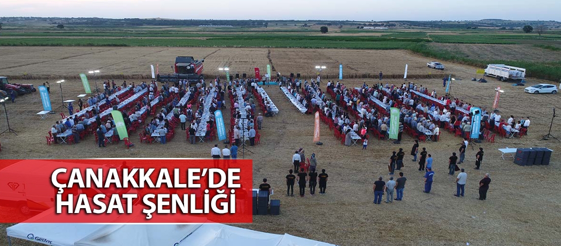 Çanakkale’de hasat şenliği