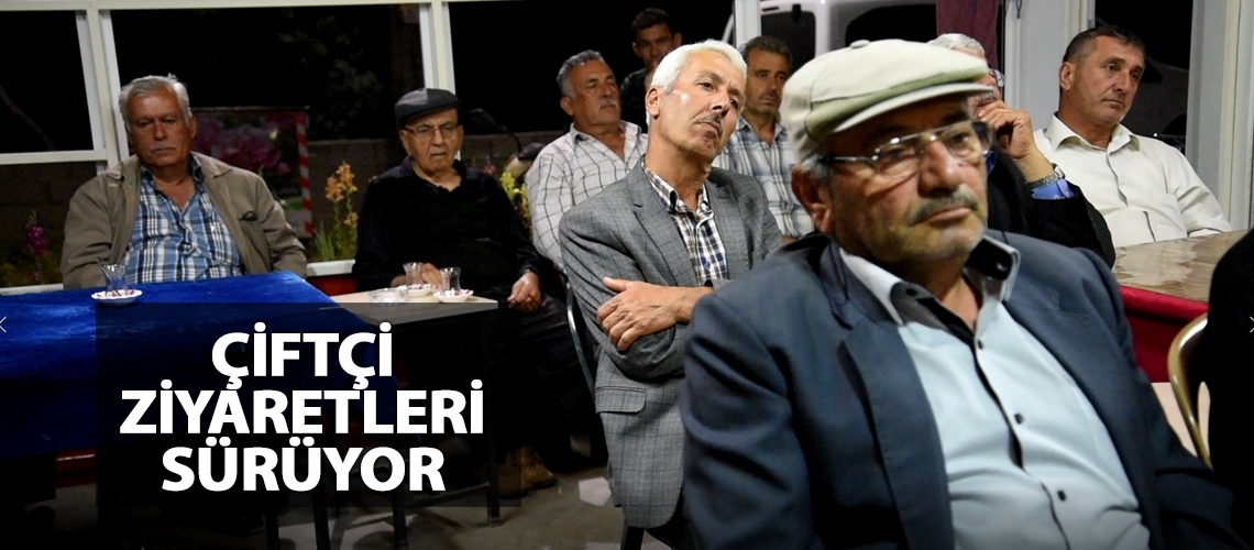 Çiftçi ziyaretleri sürüyor