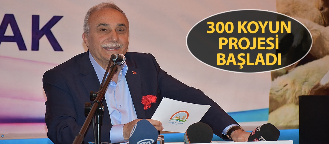 300 koyun projesi başladı