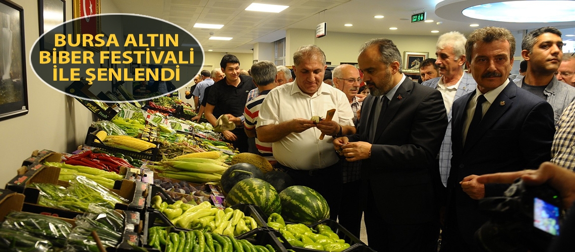 Bursa Altın Biber Festivali ile şenlendi