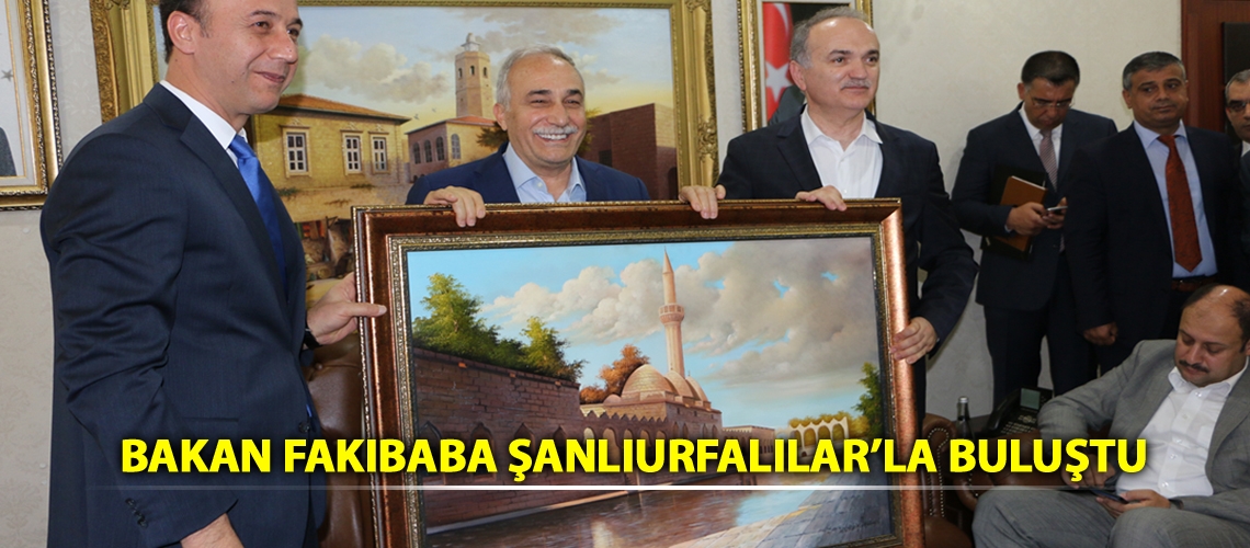 Bakan Fakıbaba Şanlıurfalılar’la buluştu