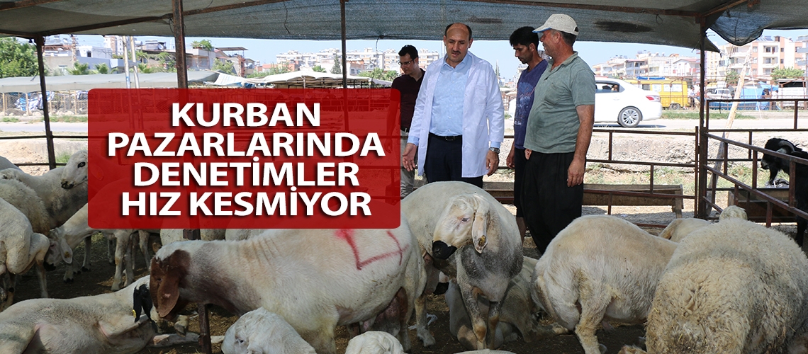 Kurban pazarlarında denetimler hız kesmiyor