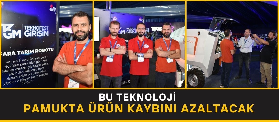 Bu teknoloji pamukta ürün kaybını azaltacak