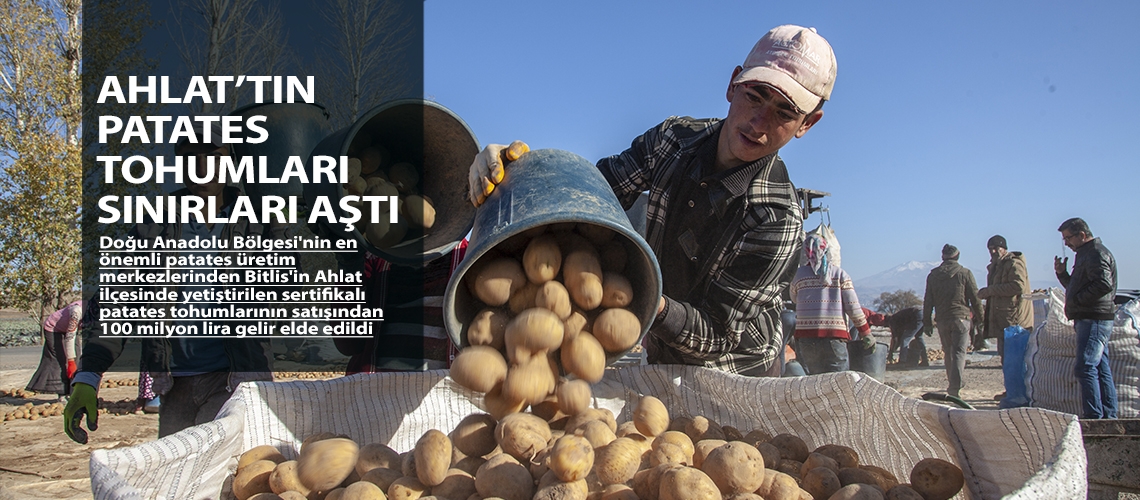 Ahlat’tın patates tohumları sınırları aştı