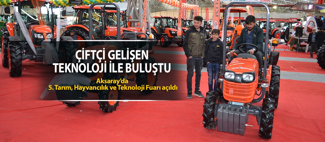 Çiftçi gelişen teknoloji ile buluştu