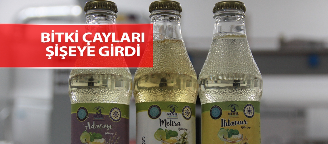 Bitki çayları şişeye girdi