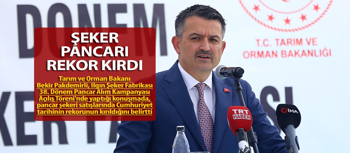 Şeker pancarı rekor kırdı