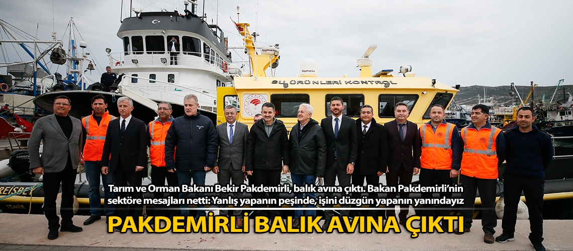 Pakdemirli balık avına çıktı