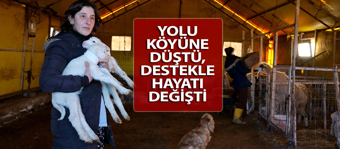 Yolu köyüne düştü, destekle hayatı değişti