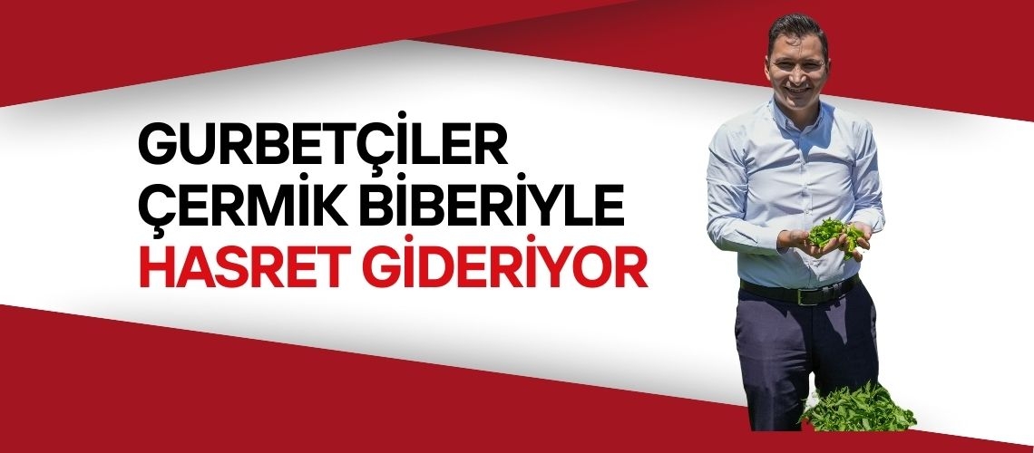 Gurbetçiler Çermik biberiyle hasret gideriyor