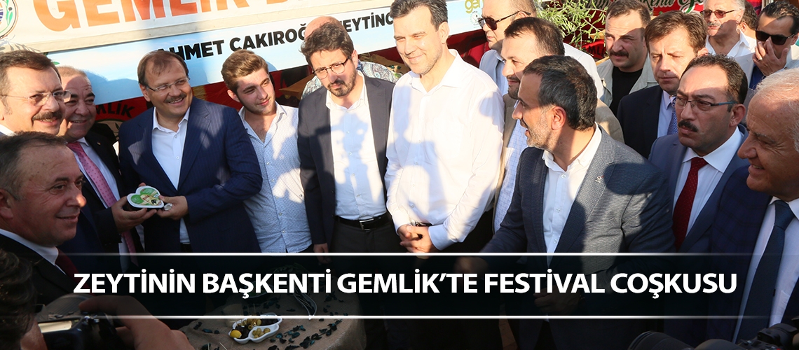 Zeytinin başkenti Gemlik’te festival coşkusu