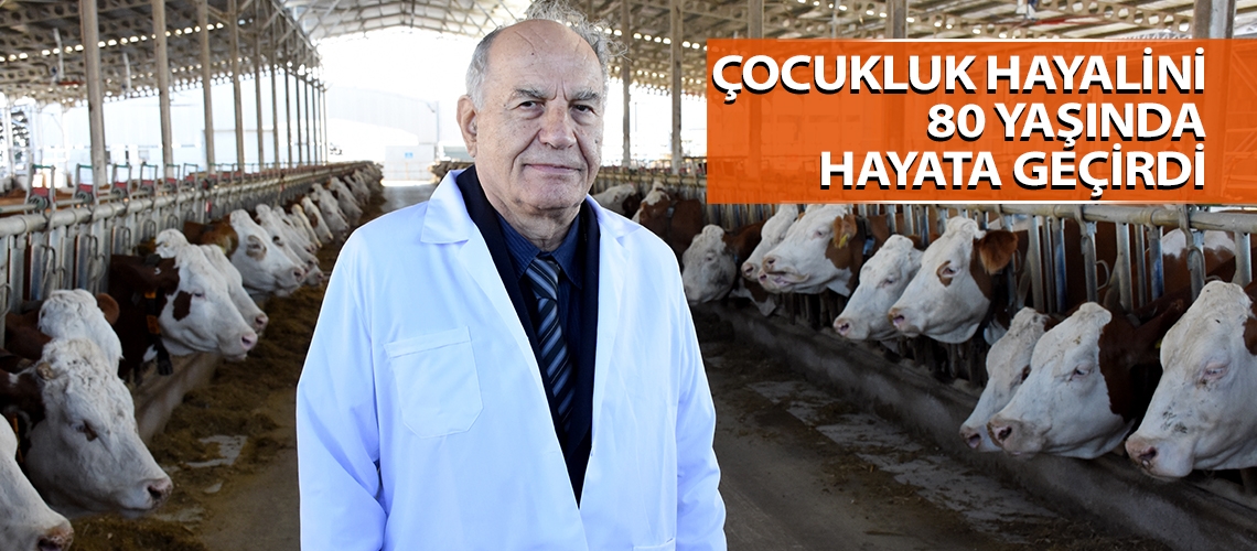 Çocukluk hayalini 80 yaşında hayata geçirdi