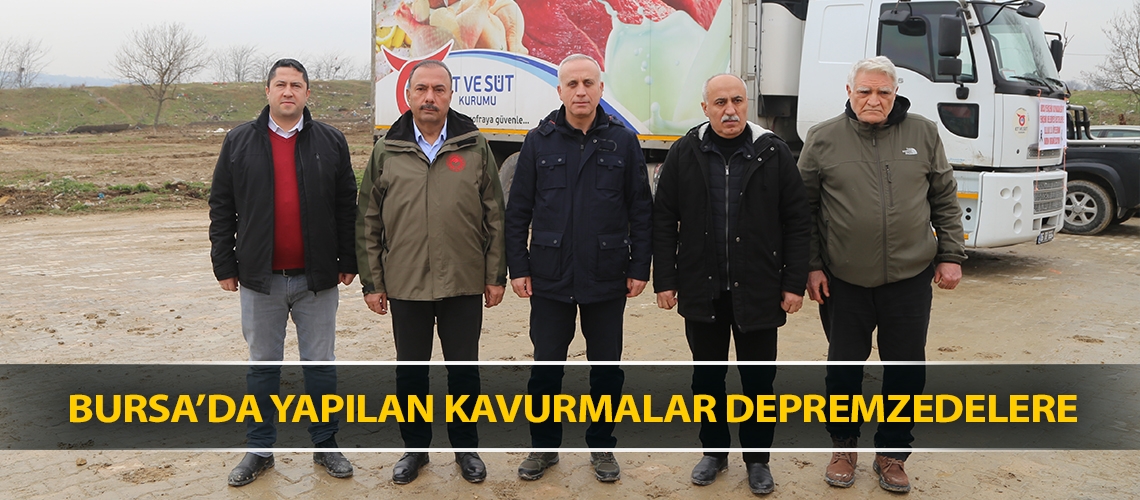 Bursa’da yapılan kavurmalar depremzedelere ulaştırılacak