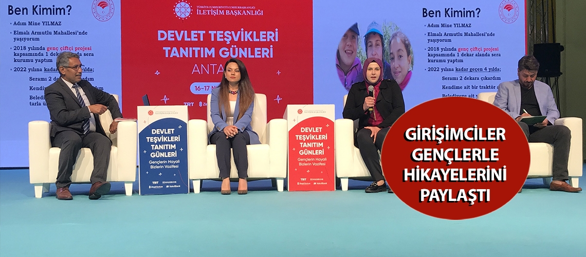 Girişimciler gençlerle hikayelerini paylaştı