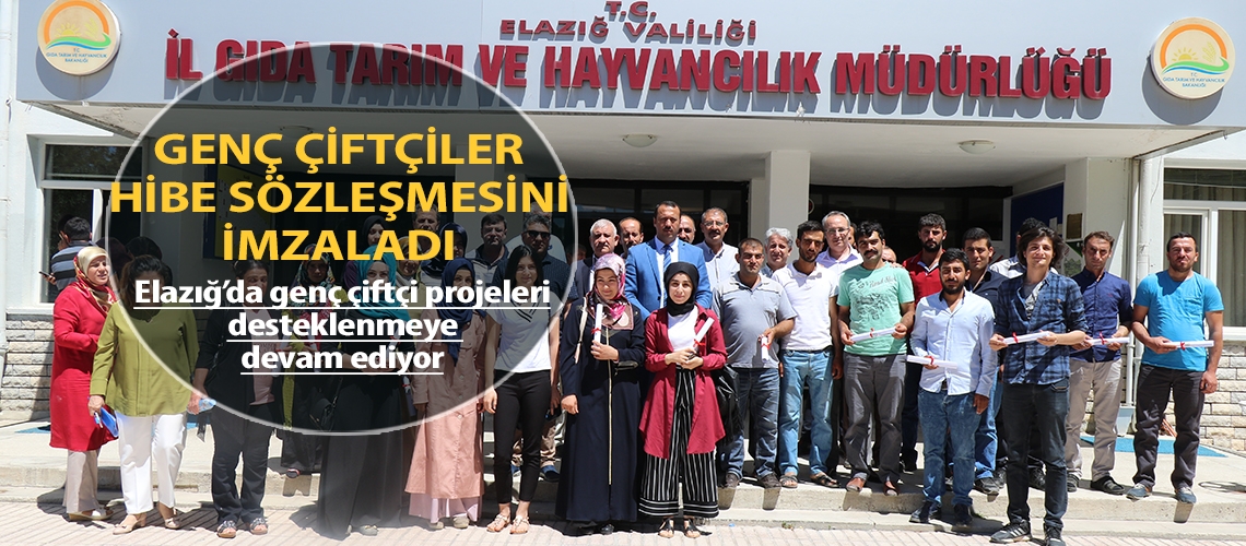 Elazığ’da genç çiftçilere destek