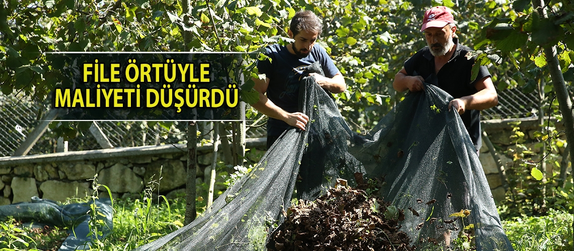 File örtüyle maliyeti düşürdü