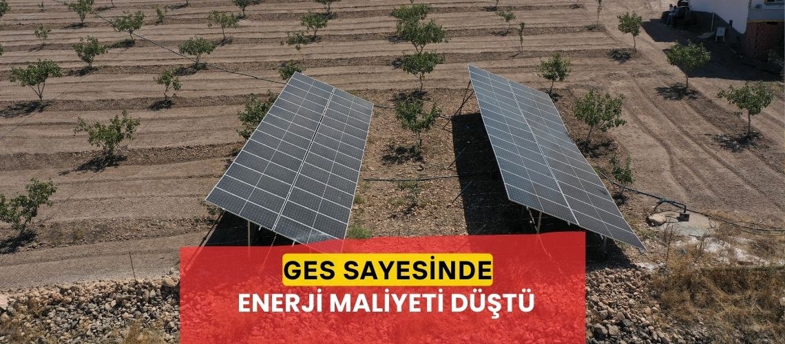 GES sayesinde enerji maliyeti düştü