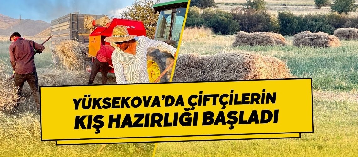 Yüksekova’da çiftçilerin kış hazırlığı başladı