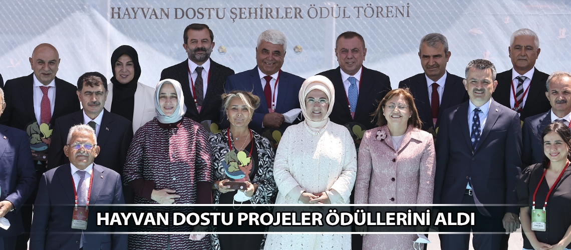 Hayvan dostu projeler ödüllerini aldı