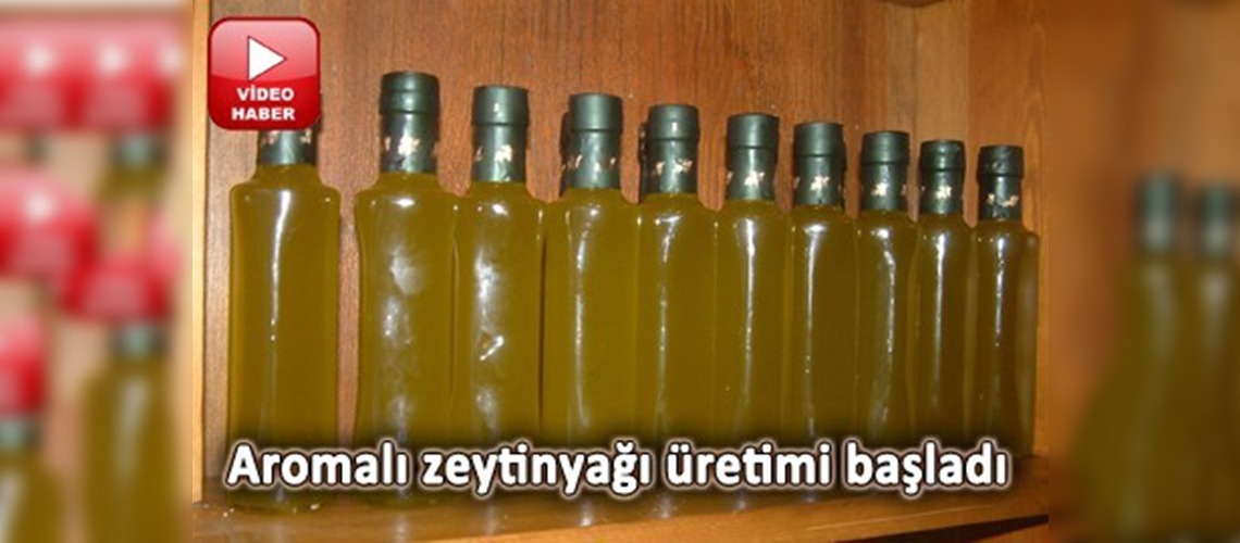 Limonlu, mandalinalı ve sarımsaklı zeytinyağı üretildi