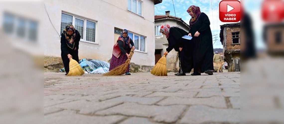 Köy kadınlarının ''En temiz köy'' hedefi 