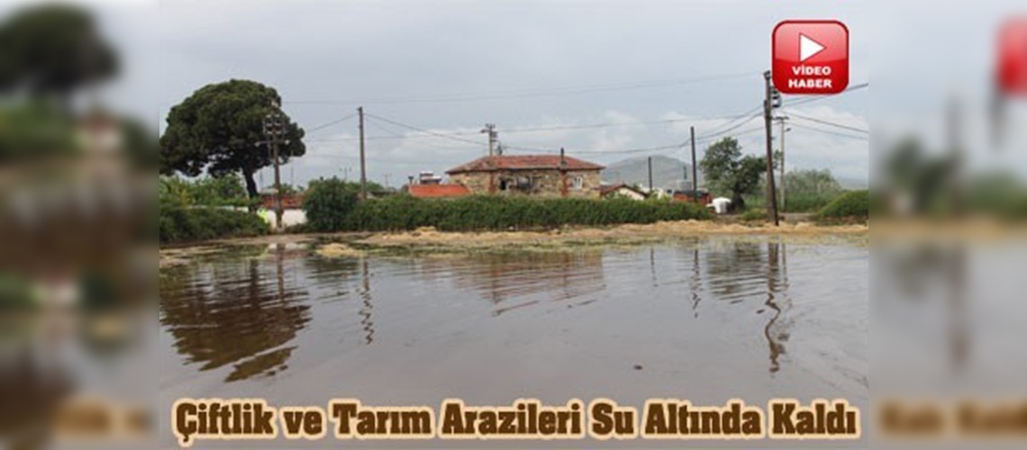 İzmirde şiddetli yağış köyleri vurdu