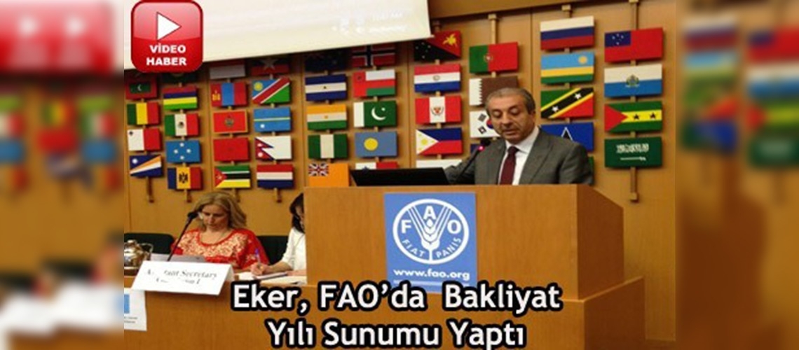 Bakan Eker, 2016 Bakliyat Yılı için destek istedi 