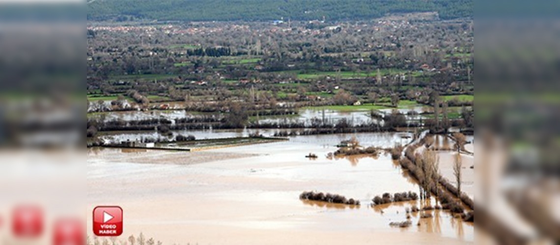 Muğlada tarım alanları sular altında kaldı 