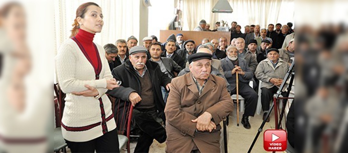 Aksaray'da çiftçiler bilgilerine bilgi kattı