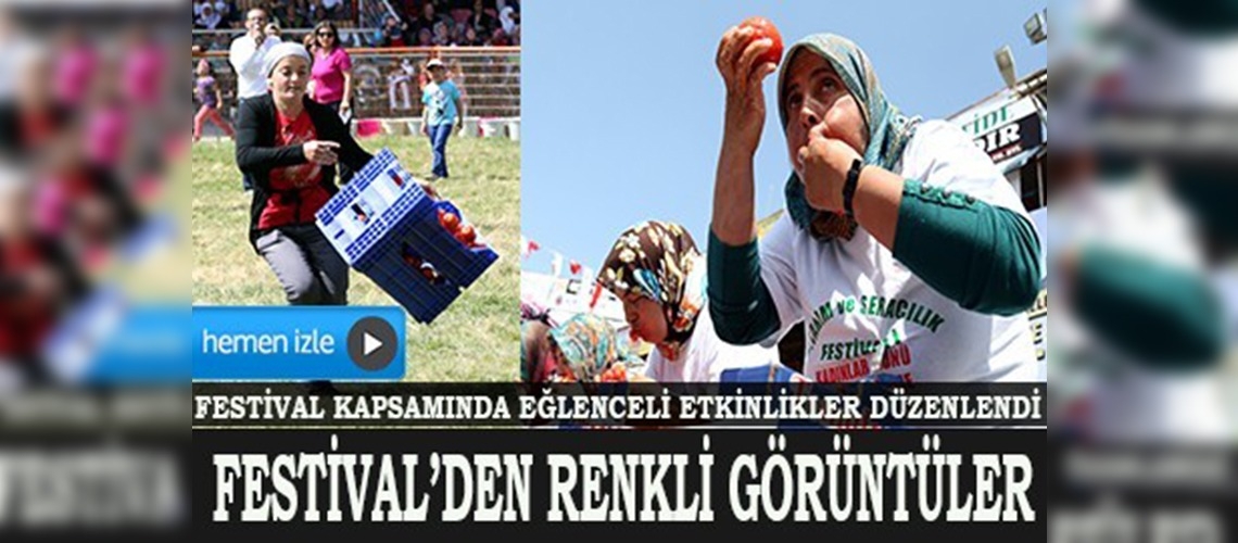 Tarım Festivali renkli görüntülere sahne oldu