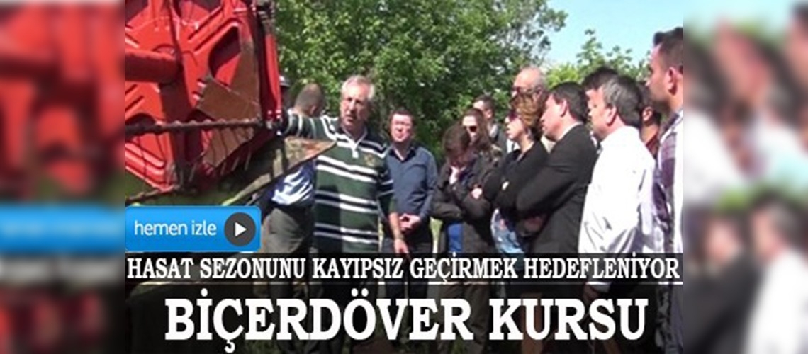 Denizlide biçerdöver kontrolör kursu