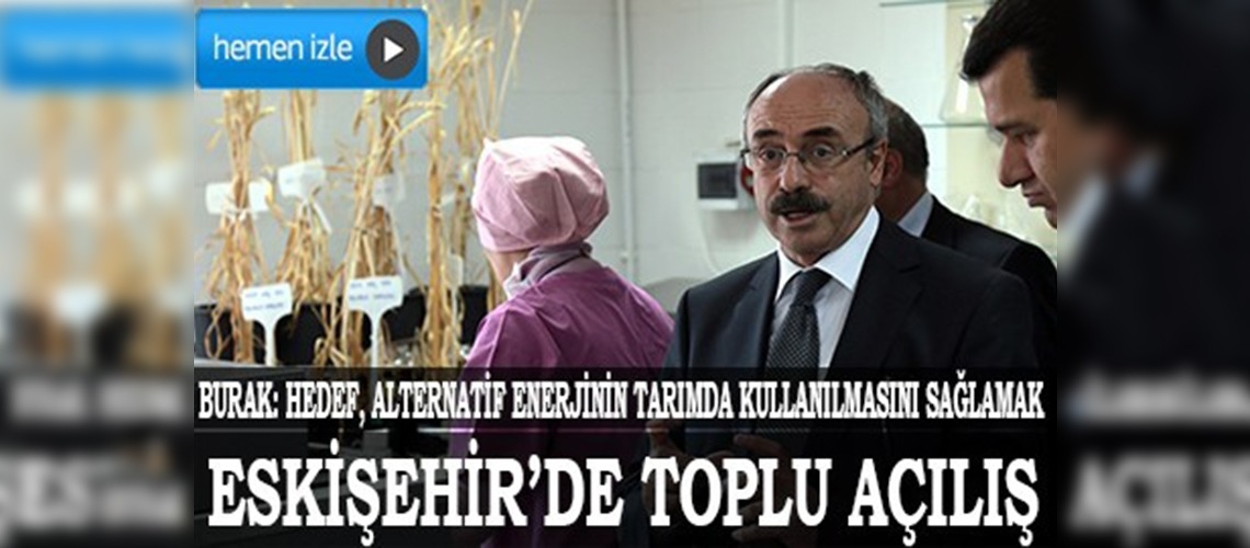 Geçit Kuşağı Tarımsal Araştırma Enstitüsü'nde toplu açılış