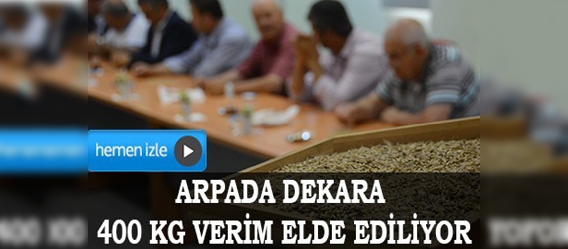 Kırklarelide ilk mahsul arpa borsada