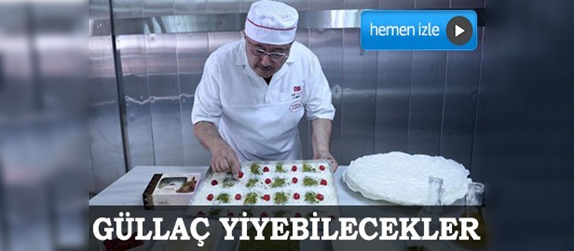 Şeker hastaları da güllaç yiyebilecek