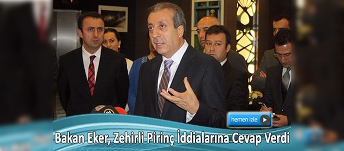 'Pirinci zehirli diye tanımlamak doğru değil'