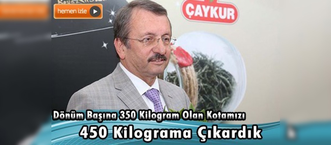 ÇAYKUR Genel Müdürü Sütlüoğlu