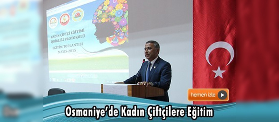 Kadın Çiftçi Eğitimi Protokolü Kapsamında Program