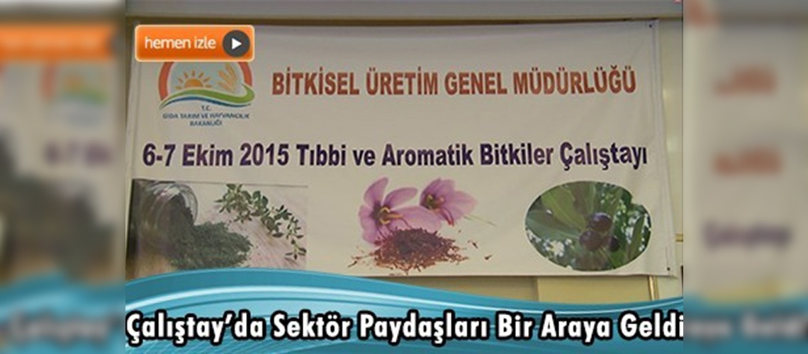 Hatay'da ''Tıbbi ve Aromatik Bitkiler Çalıştayı'' 