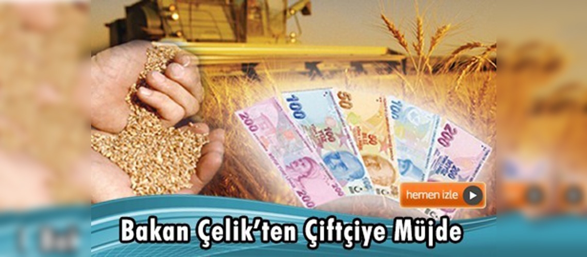 Çiftçiye 581 milyon lira ödeme yapılacak