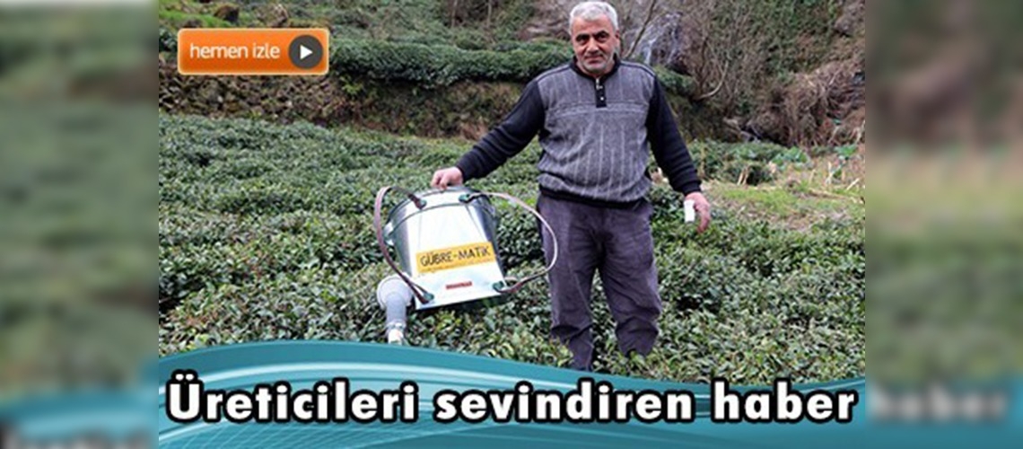 Bahçeleri gübrelemek için ''gübre-matik'' geliştirdi