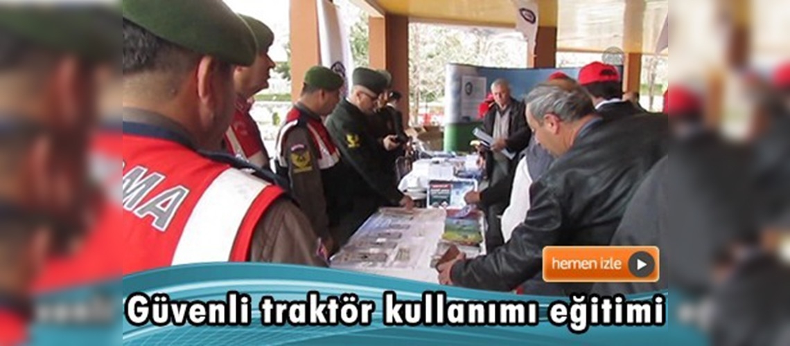 Sandıklı'da çiftçilere traktör kullanma eğitimi