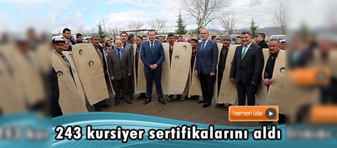 Büyükorhan ilçesinde ''Sürü Yönetimi Elemanı Benim'' kursu tamamlandı