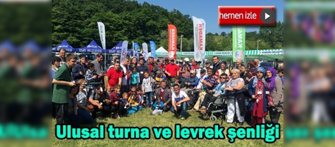 Kocaeli'de ulusal turna balığı ve tatlı su levreği tutma şenliği