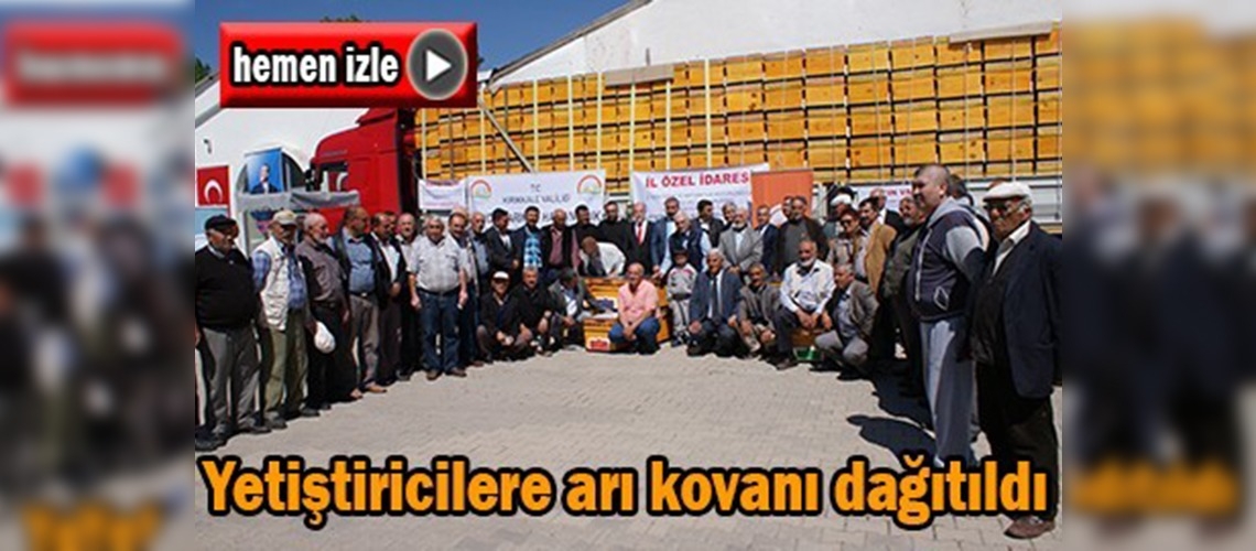 Kırıkkale'de yetiştiricilere polen tuzaklı arı kovanı verildi