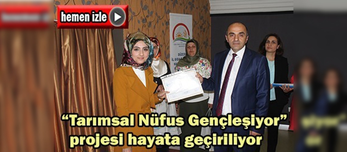 Düzceli çiftçi kursiyerler sertifikalarını törenle aldı