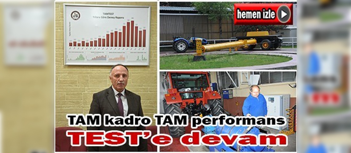 TAMTEST'te OECD onaylı testler yapılıyor