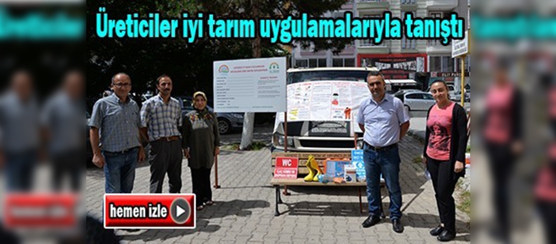 Kayseri'de iyi tarım uygulamasında artış