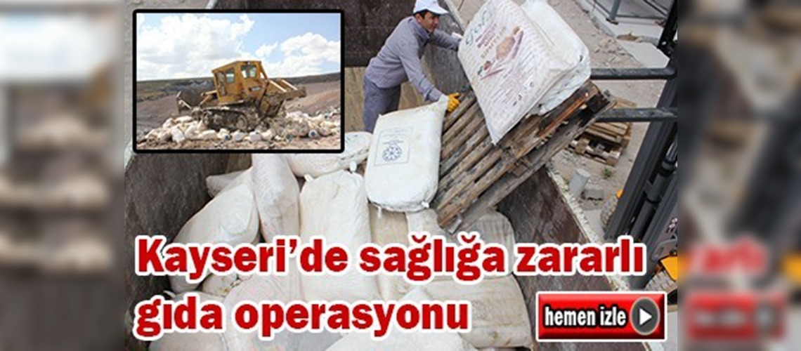 Etiketsiz 25 ton peynir ve yağ imha edildi